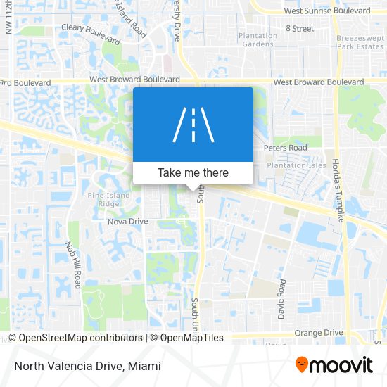 Mapa de North Valencia Drive