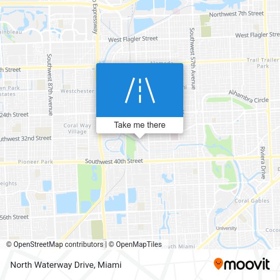 North Waterway Drive map