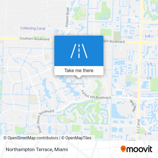 Mapa de Northampton Terrace