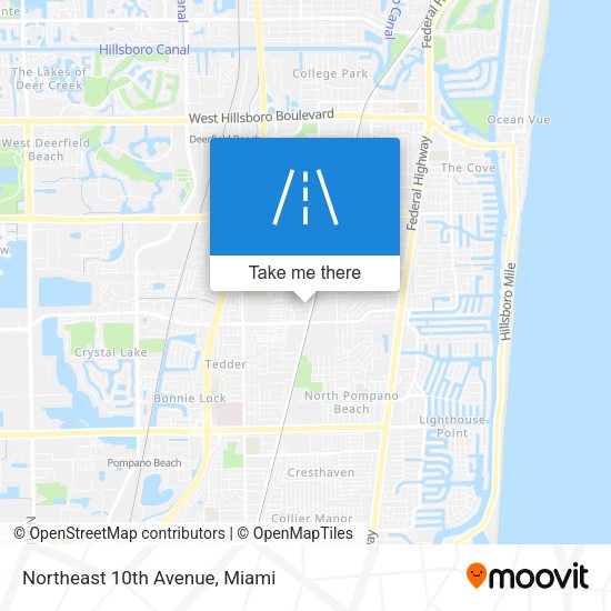 Mapa de Northeast 10th Avenue