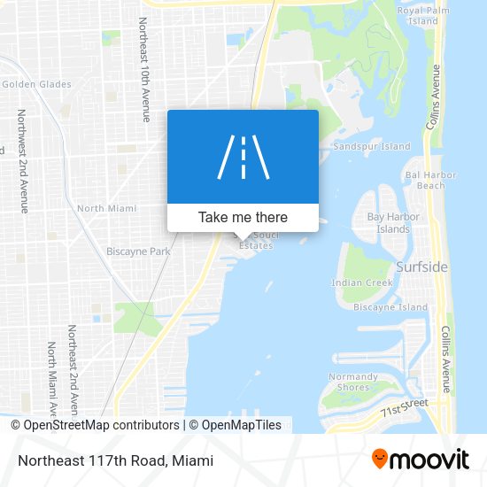 Mapa de Northeast 117th Road