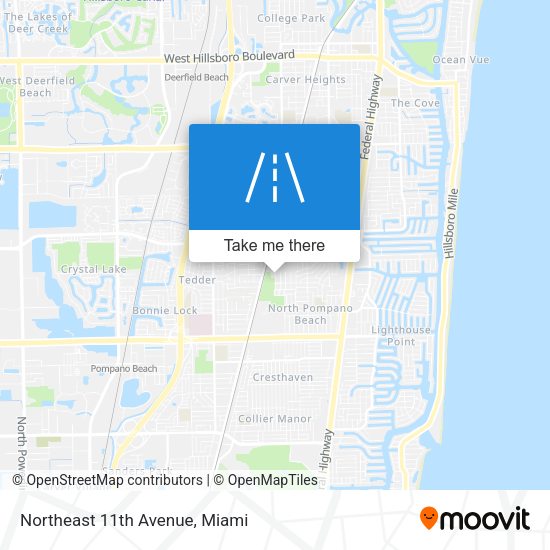 Mapa de Northeast 11th Avenue