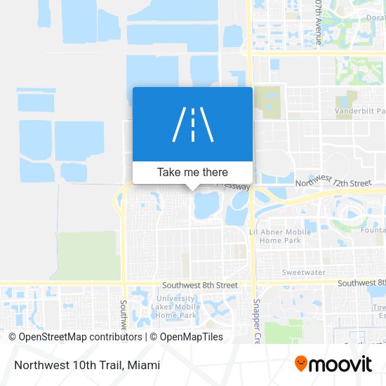 Mapa de Northwest 10th Trail