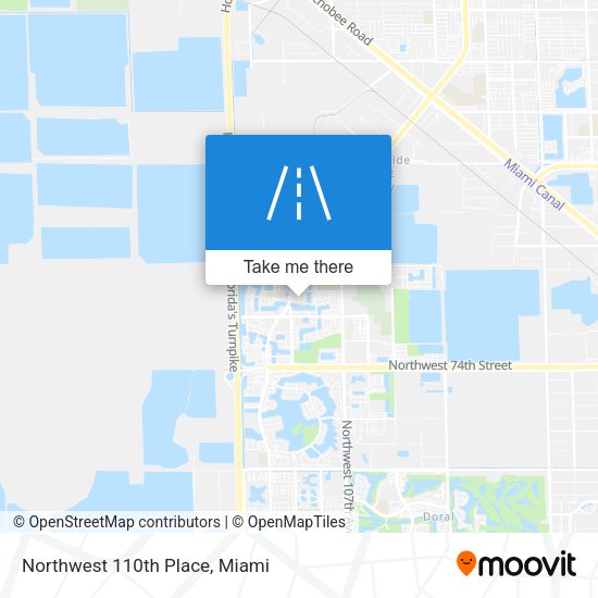 Mapa de Northwest 110th Place