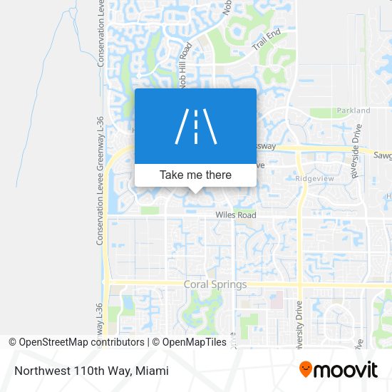 Mapa de Northwest 110th Way