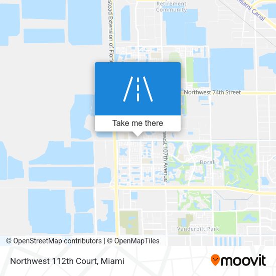 Northwest 112th Court map