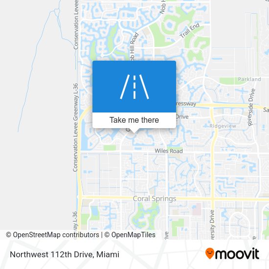 Northwest 112th Drive map
