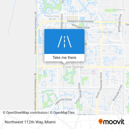 Northwest 112th Way map