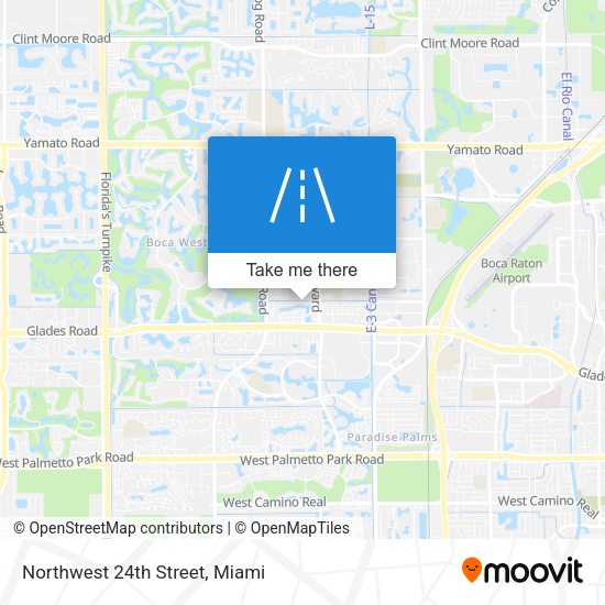 Mapa de Northwest 24th Street