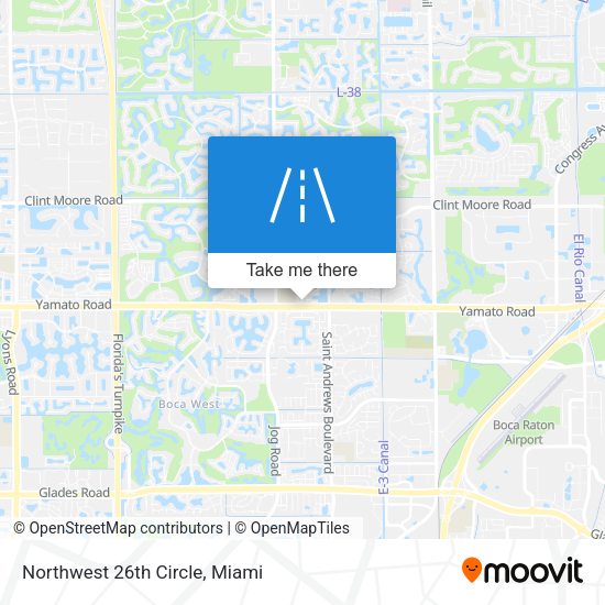 Mapa de Northwest 26th Circle