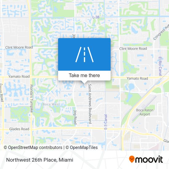 Mapa de Northwest 26th Place