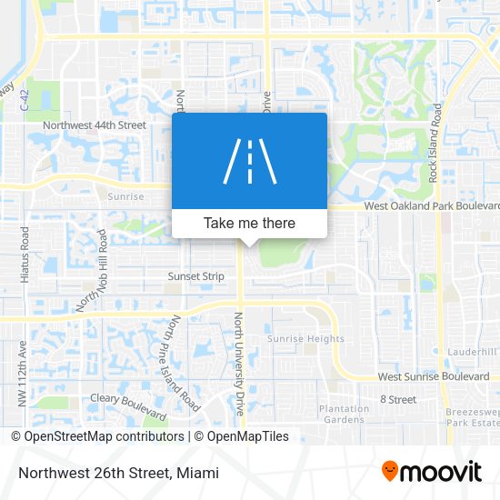 Mapa de Northwest 26th Street