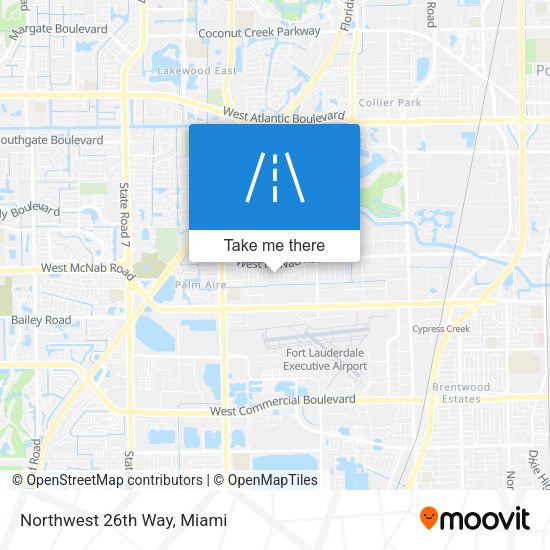 Mapa de Northwest 26th Way