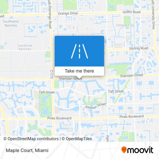 Mapa de Maple Court