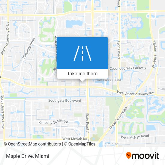 Mapa de Maple Drive