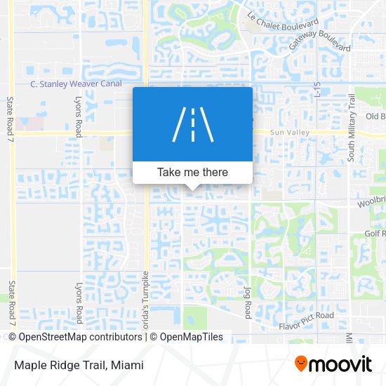 Mapa de Maple Ridge Trail