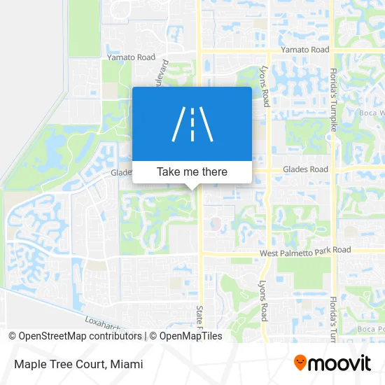 Maple Tree Court map