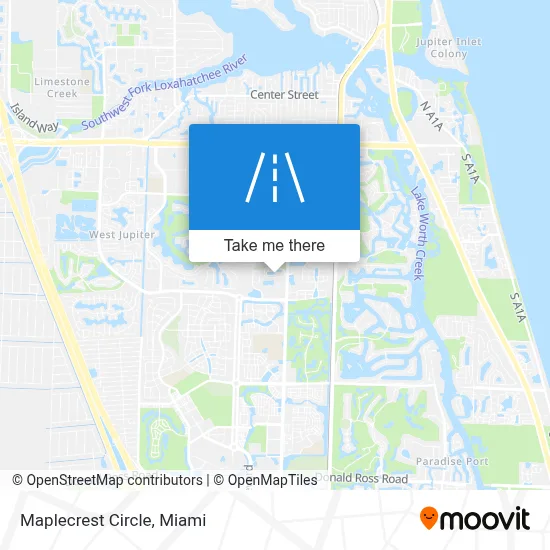 Maplecrest Circle map