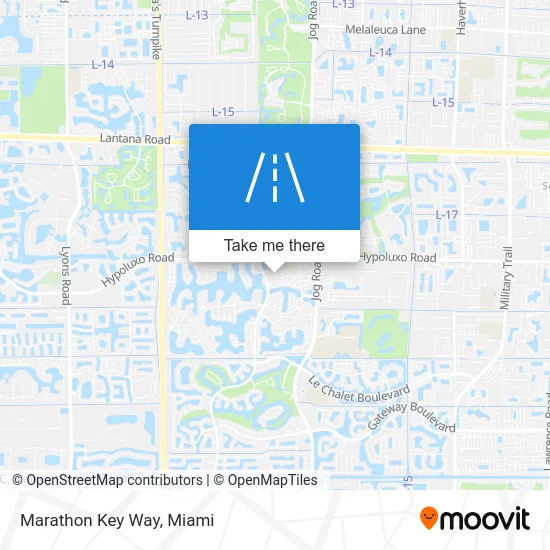 Marathon Key Way map