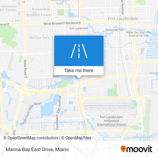 Marina Bay East Drive map