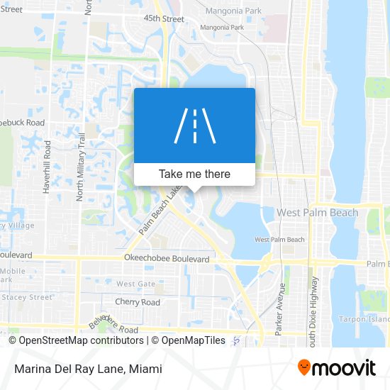 Mapa de Marina Del Ray Lane