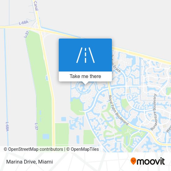 Mapa de Marina Drive