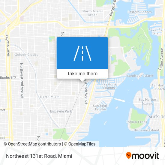 Mapa de Northeast 131st Road