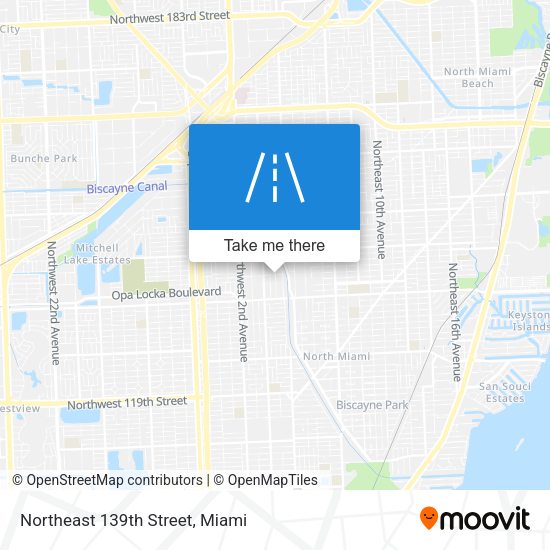 Mapa de Northeast 139th Street