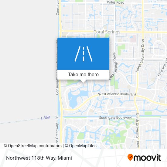 Northwest 118th Way map