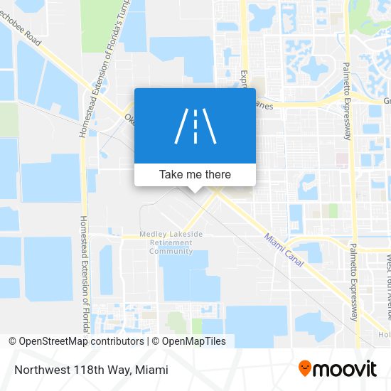 Mapa de Northwest 118th Way