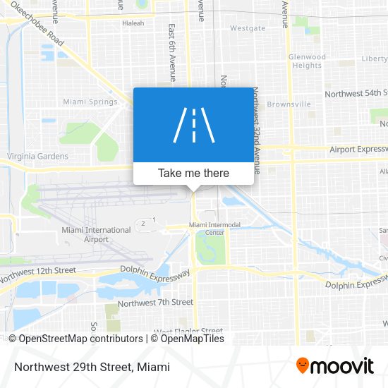 Northwest 29th Street map