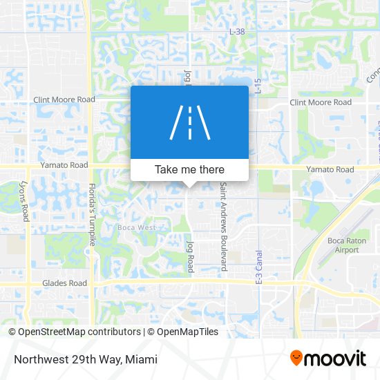 Mapa de Northwest 29th Way