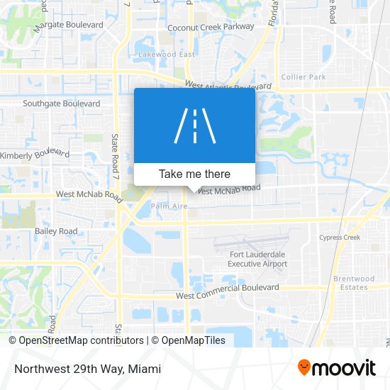Mapa de Northwest 29th Way