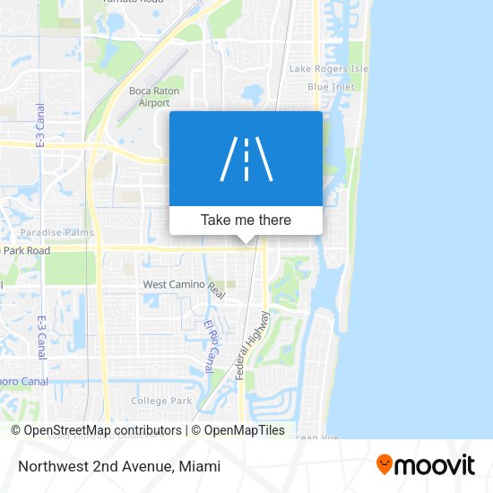 Mapa de Northwest 2nd Avenue