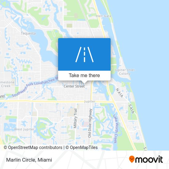 Mapa de Marlin Circle