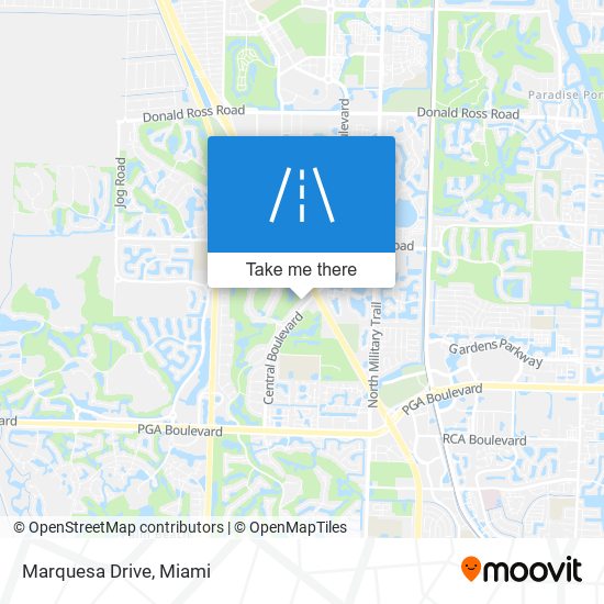 Marquesa Drive map