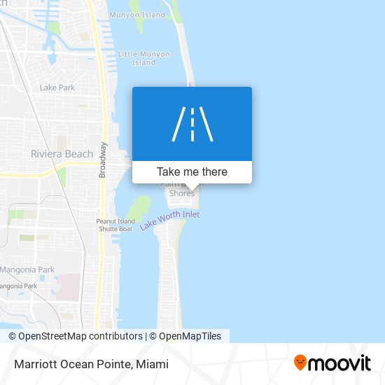 Marriott Ocean Pointe map