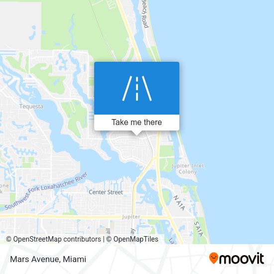 Mapa de Mars Avenue