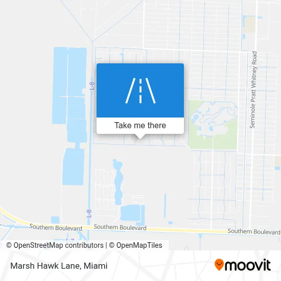 Marsh Hawk Lane map