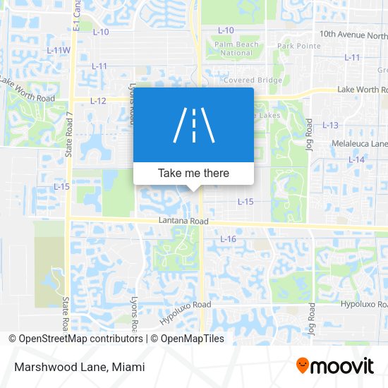 Mapa de Marshwood Lane