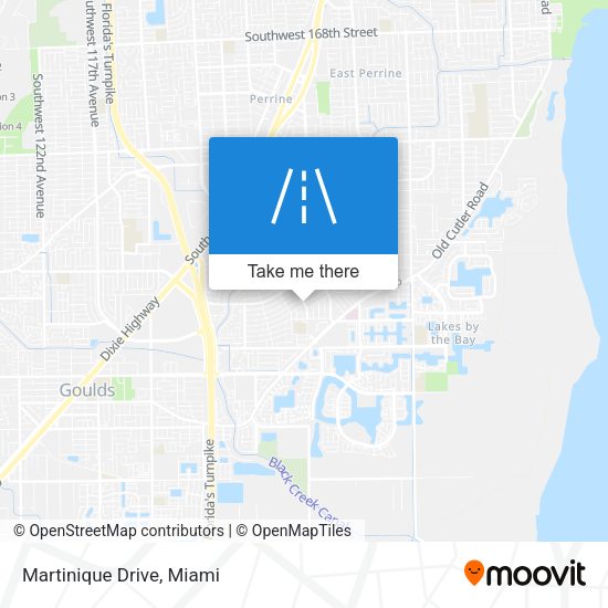 Mapa de Martinique Drive