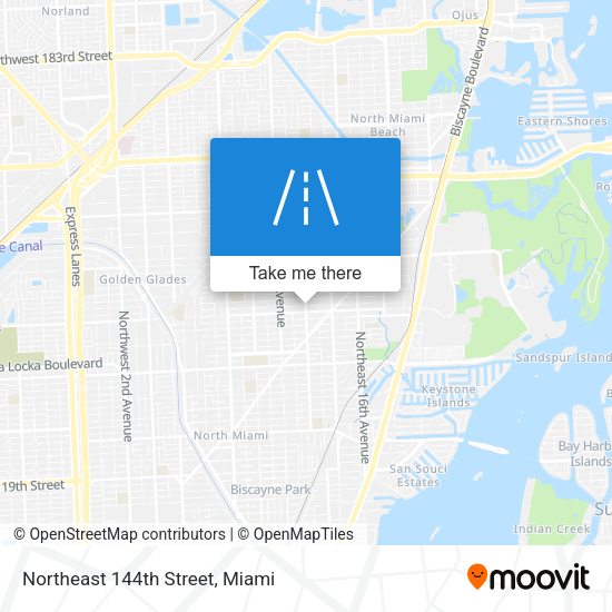 Mapa de Northeast 144th Street