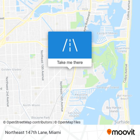 Northeast 147th Lane map