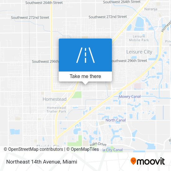 Mapa de Northeast 14th Avenue