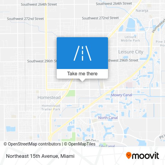 Mapa de Northeast 15th Avenue
