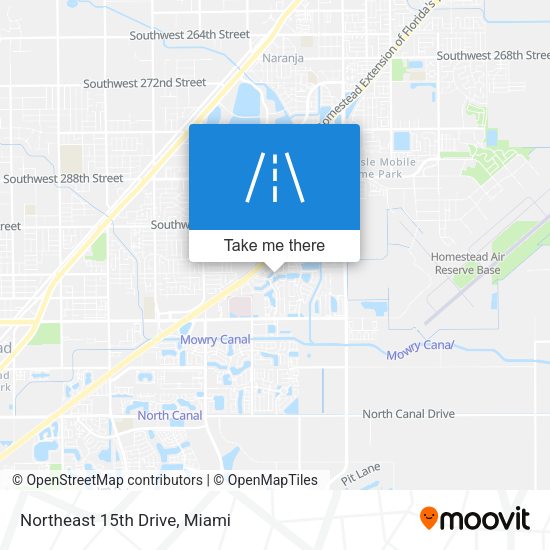 Mapa de Northeast 15th Drive