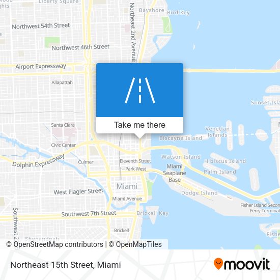 Mapa de Northeast 15th Street