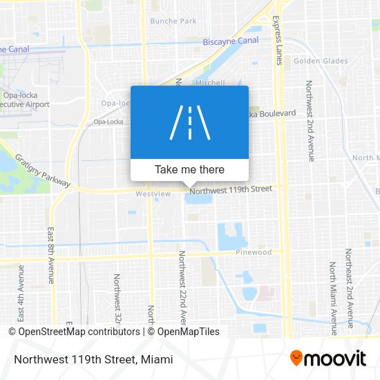 Mapa de Northwest 119th Street