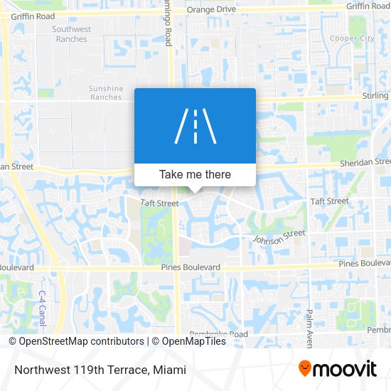 Mapa de Northwest 119th Terrace