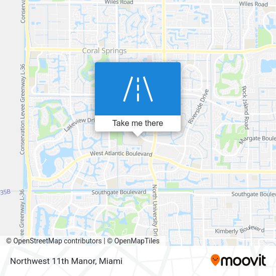 Mapa de Northwest 11th Manor